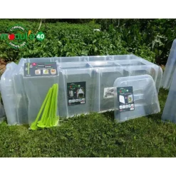 2 embouts de fermeture pour tunnel de culture