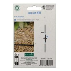 10 jonctions cannelées pour tuyau Ø 4/6 mm botanic® - Arrosage goutte à goutte