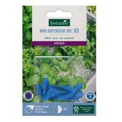 5 mini asperseurs 180 ° botanic® - Arrosage goutte à goutte