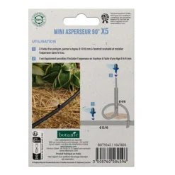 5 mini asperseurs 90° botanic® - Arrosage goutte à goutte