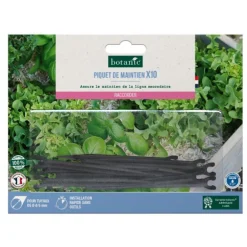 10 piquets de maintien pour tuyau Ø 4/6 mm botanic® - Arrosage goutte à goutte