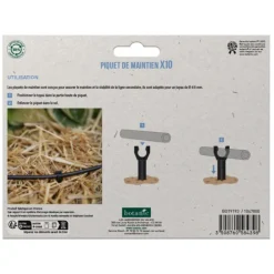 10 piquets de maintien pour tuyau Ø 4/6 mm botanic® - Arrosage goutte à goutte