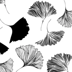 20 serviettes 3 plis Ginkgo 24x24 cm