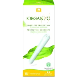 14 tampons réguliers avec applicateur Organyc