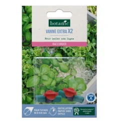 2 vannes extra Ø 4/6 mm botanic® - Arrosage goutte à goutte