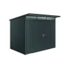 Abri de jardin AvantGarde double porte acier taille A5 gris foncé 260x220x218 cm