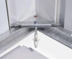 Abri de jardin métal sans plancher, vert sapin, TRIGANO JARDIN Yardmaster, 2.77 m²