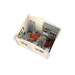 Abri de jardin naturel White Wood Rimini - 4.3 m² / 19 mm