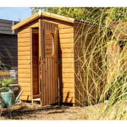 Abri en bois massif THE 190 x 187 x 204 cm livré