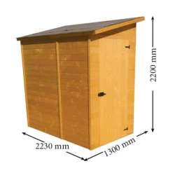 Abri mural range-vélos-scooters-motos livré