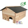 Abri pour hérisson XXL en bois pin douglas Natures Market - 61,5 x 42 x 32 cm