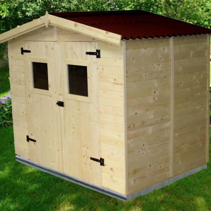 Abri Savoie 5,04 m2 avec plancher livré