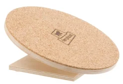 Acccessoire pour maisonnette rongeur disque d'exercice coloris beige en liège - 20 x 19,2 x 8,8 cm