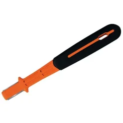 Affûteur a pastille carbure bi-matière orange et noir – 15 cm