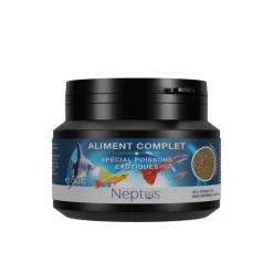 Aliment complet (granulés) pour poissons exotiques Neptus - 100 ml