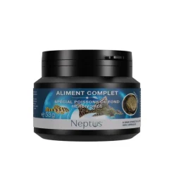 Aliment complet pour poissons de fond herbivores Neptus - 100 ml