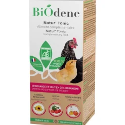 Aliment complémentaire bio pour volaille Biodene Natur'Tonic - 250 ml