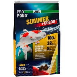 Aliment d'été pour carpes koïs et autres poissons de bassin JBL Propond Summer+Color - 2 kg