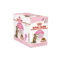 Aliment humide pour chaton Kitten Sterilised sauce. Pack 12 x 85 g