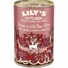 Aliment humide pour chien au chevreuil, sanglier goût butternut Lily’s Kitchen - 400 g