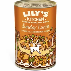 Aliment humide pour chien au poulet et aux légumes Lily’s Kitchen - 400 g