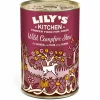 Aliment humide pour chien au chevreuil, faisan et saumon Lily’s Kitchen - 400 g