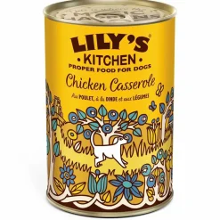 Aliment humide pour chien au poulet, dinde et légumes Lily’s Kitchen - 400 g