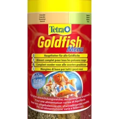 Aliment pour poissons Tetra Goldfish Menu. La boite de 250 ml