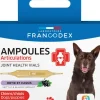 Ampoules articulations pour chien et chiot ortie et cassis Francodex - x 18 de 1 ml