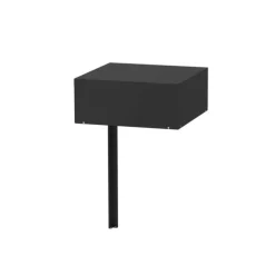 Angle coloris noir en acier électrozingué Le Marquier - 55 x 55 x 92 cm