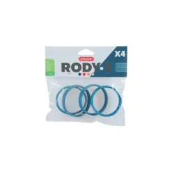 Anneau de connexion x 4 Rody 3 bleu Ø 6 cm