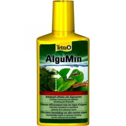 Anti-algue pour aquarium à formule rapide TETRA AlguMin - contenance de 500ml