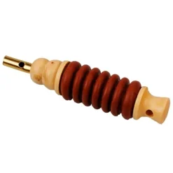 Appeau grive musicienne à soufflet en bois coloris beige Les Zapos