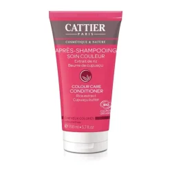 Après-shampoing soin et couleur Cattier bio en tube de 150 ml