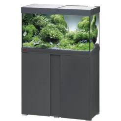 Aquarium avec meuble coloris anthracite Eheim vivalineLED 126L