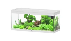 Aquarium coloris blanc Aquatlantis Prestige LED 2.0 144 L - 100 x 40 x 40 cm