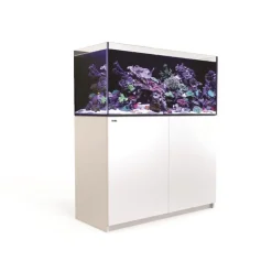 Aquarium eau de mer avec un meuble coloris blanc Reefer™ 350 Red Sea - 140 x 50 x 120 cm