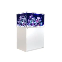 Aquarium eau de mer avec un meuble coloris blanc Reefer™ XL 300 Red Sea - 90 x 57,5 x 142 cm
