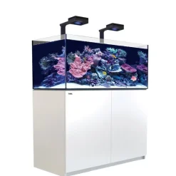 Aquarium eau de mer avec un meuble coloris blanc Reefer™ Deluxe XL 425 Red Sea - 120 x 57,5 x 142 cm