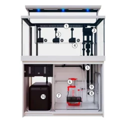 Aquarium LED blanc, système complet RED SEA AQUARIUM - modèle Max S-500, 500L