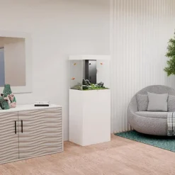 Aquarium tout équipé, blanc, CIANO Emotions Pro 60 - 108L