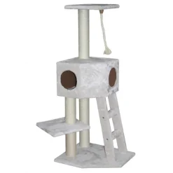 Arbre à chat avec panier et griffoir coloris beige Rover classic - 120 cm