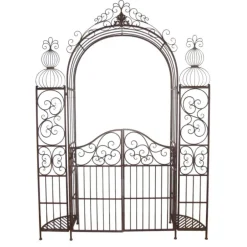 Arche imitation fer forgé Fleur