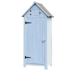 Armoire cabine de rangement 3 étagères livrée