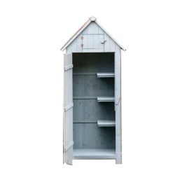 Armoire cabine de rangement 3 étagères livrée