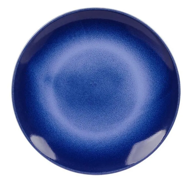 Assiette à dessert coloris bleu en grès blue night - Ø 21 cm