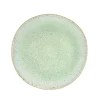 Assiette à dessert en grès réactif vert Aspen - Ø 22,5 cm