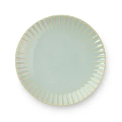 Assiette à dessert en grès réactif vert Adele - Ø 21 cm