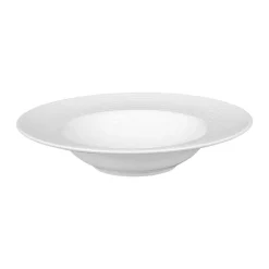 Assiette à pâtes en grès blanche Ayra - Ø 27 cm