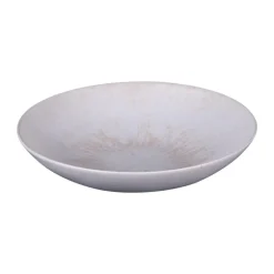 Assiette calotte en grès beige Onyx - Ø 22 cm